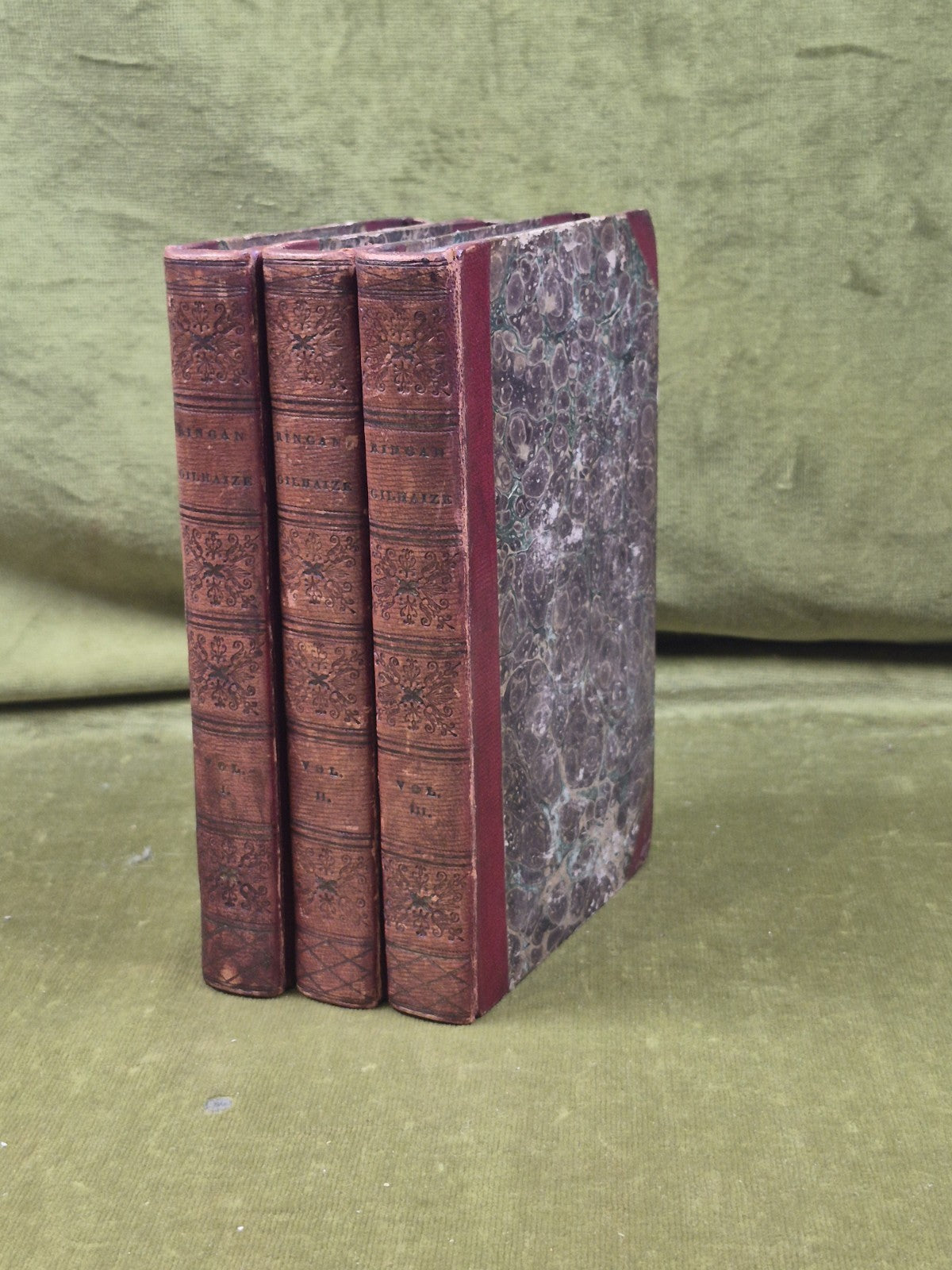 Ringan Gilhaize or the Covenanters Vols 1-3 - John Galt , Oliver & Boyd 18230