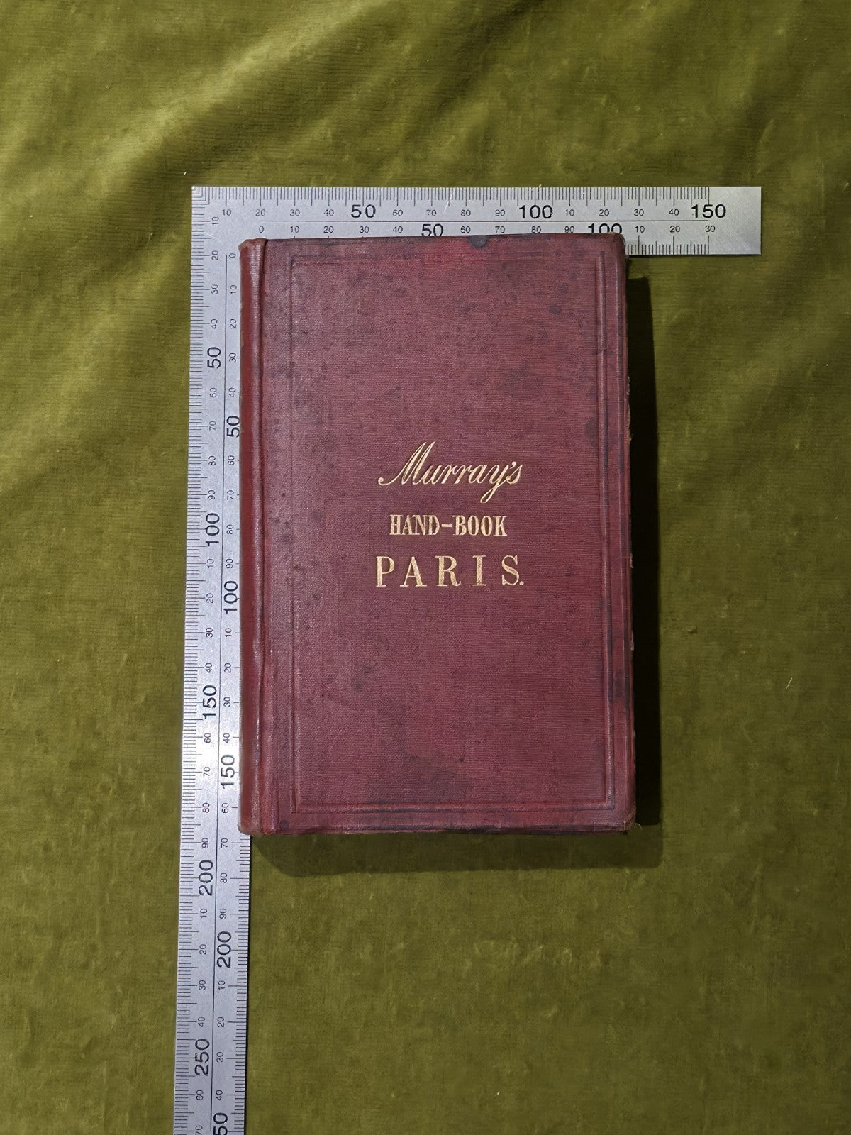 Handbook for Visitors to Paris - John Murray 1882 HB3