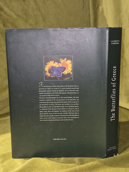 The Butterflies Of Greece Lazaros Pamperis Signed 1st Edition1