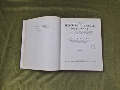 Scottish National Dictionary - Grant & Murison 1974 1st ed Quarter Leather3