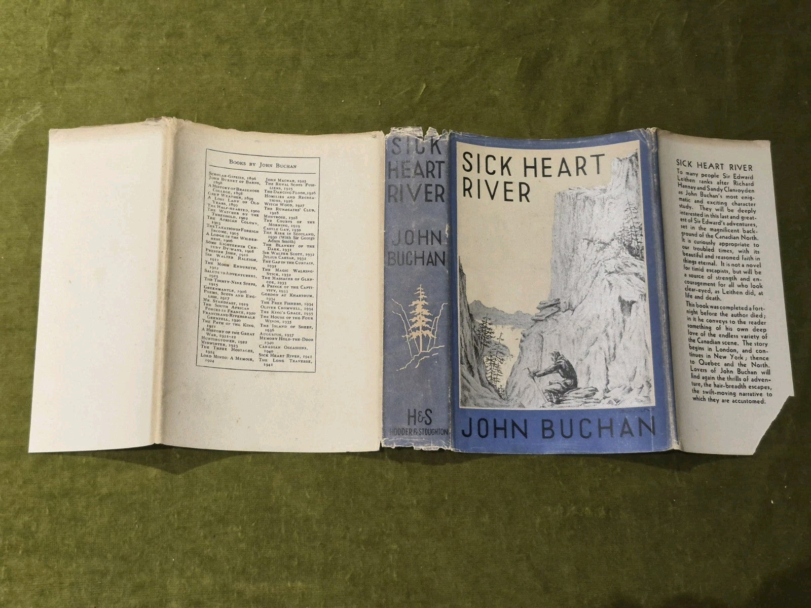 Sick Heart River by John Buchan 1941 1st Edition, 1st Impression4