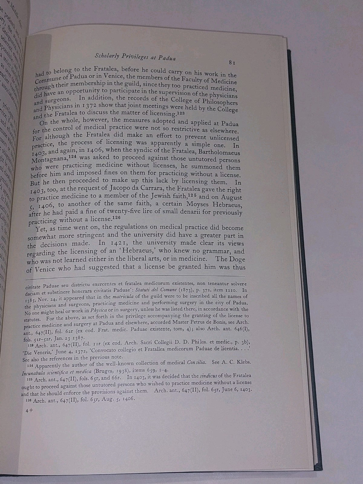 Scholarly Privileges in the Middle Ages By Pearl Kibre (1961) Hb Book5