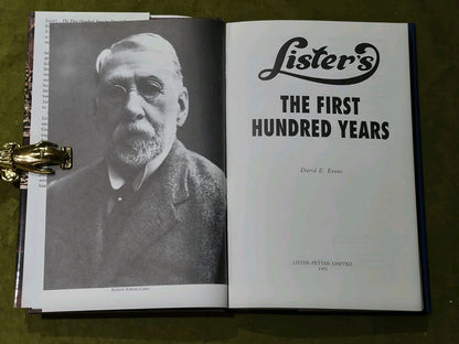Lister's: The First Hundred Years by David E. Evans3