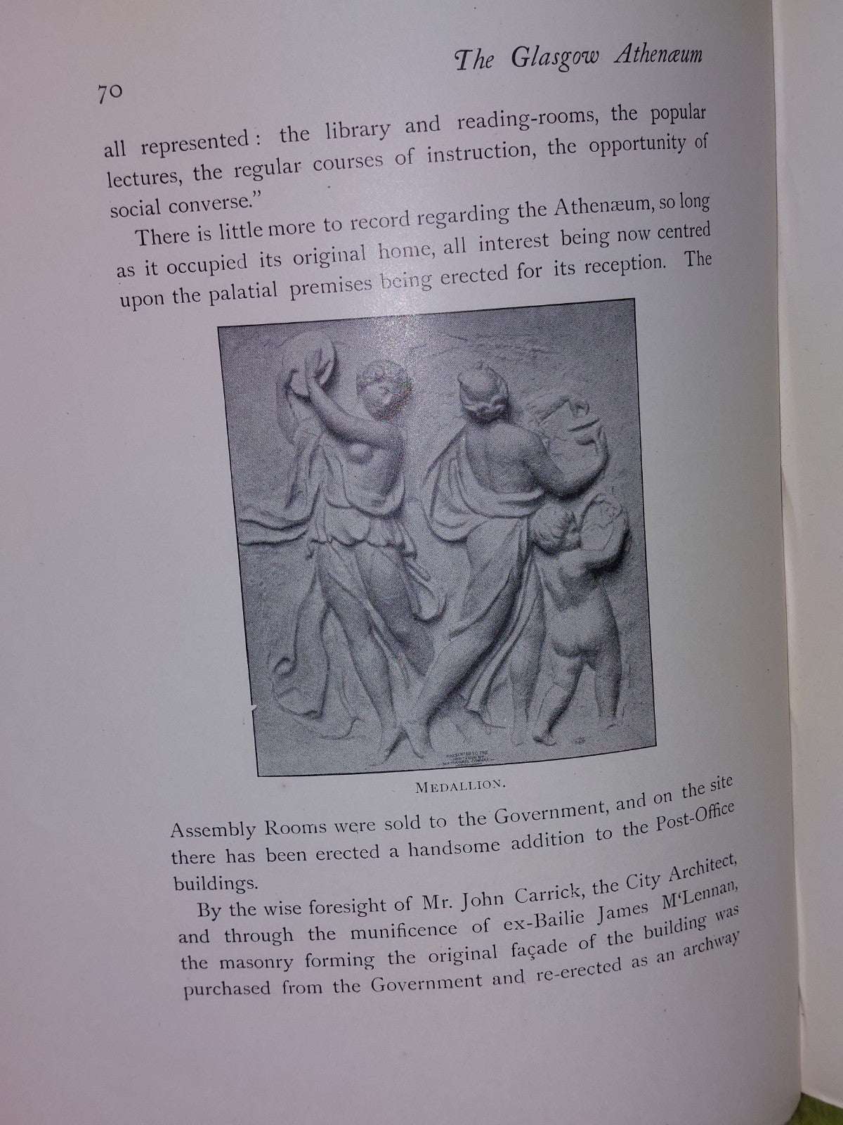 The Glasgow Athanaeum: A Sketch of Fifty Years' Work (1897) James Lauder8