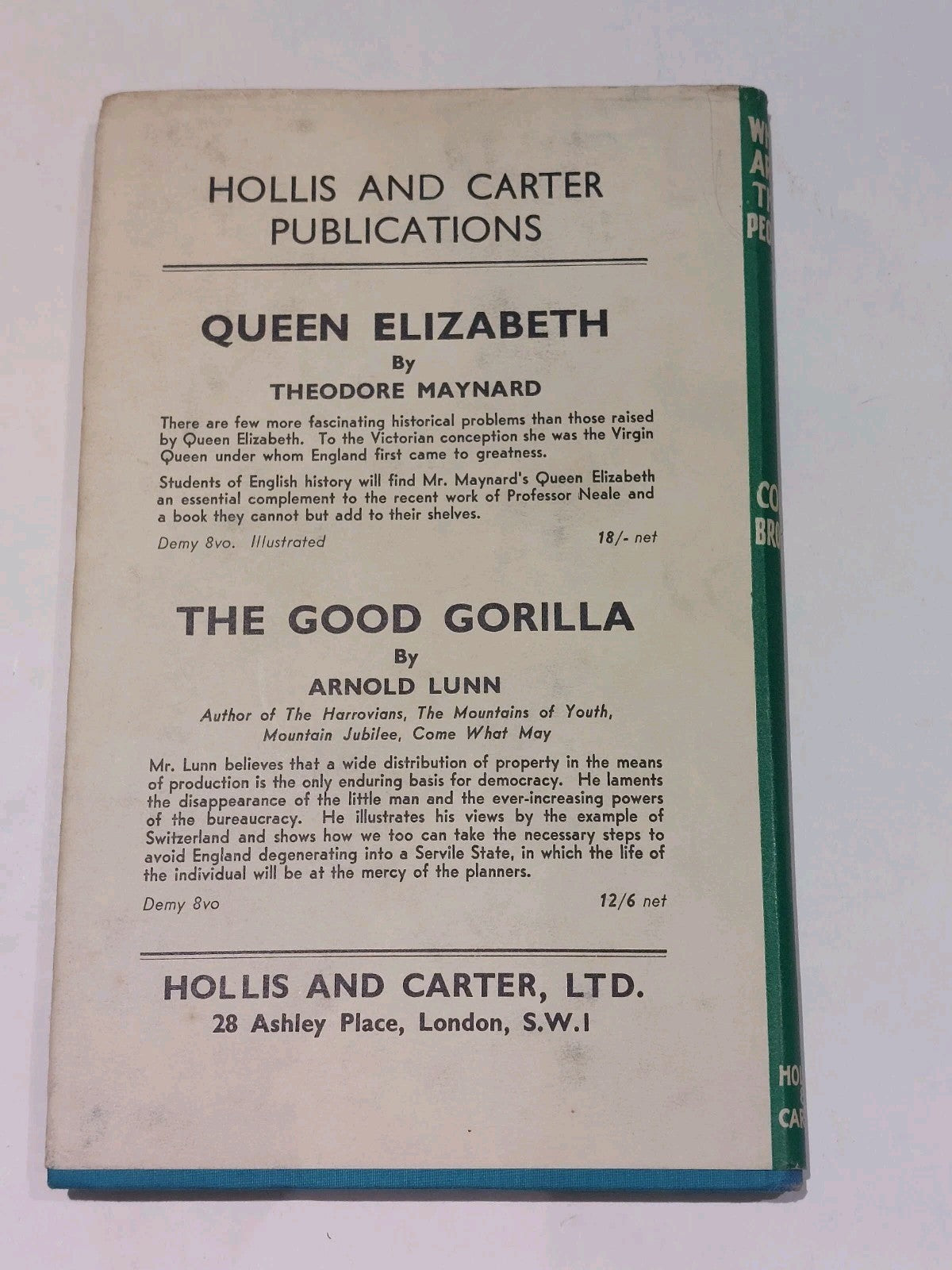 Who Are "The People" ? By Colm Brogan (1944) Hb Book With Dust Jacket2