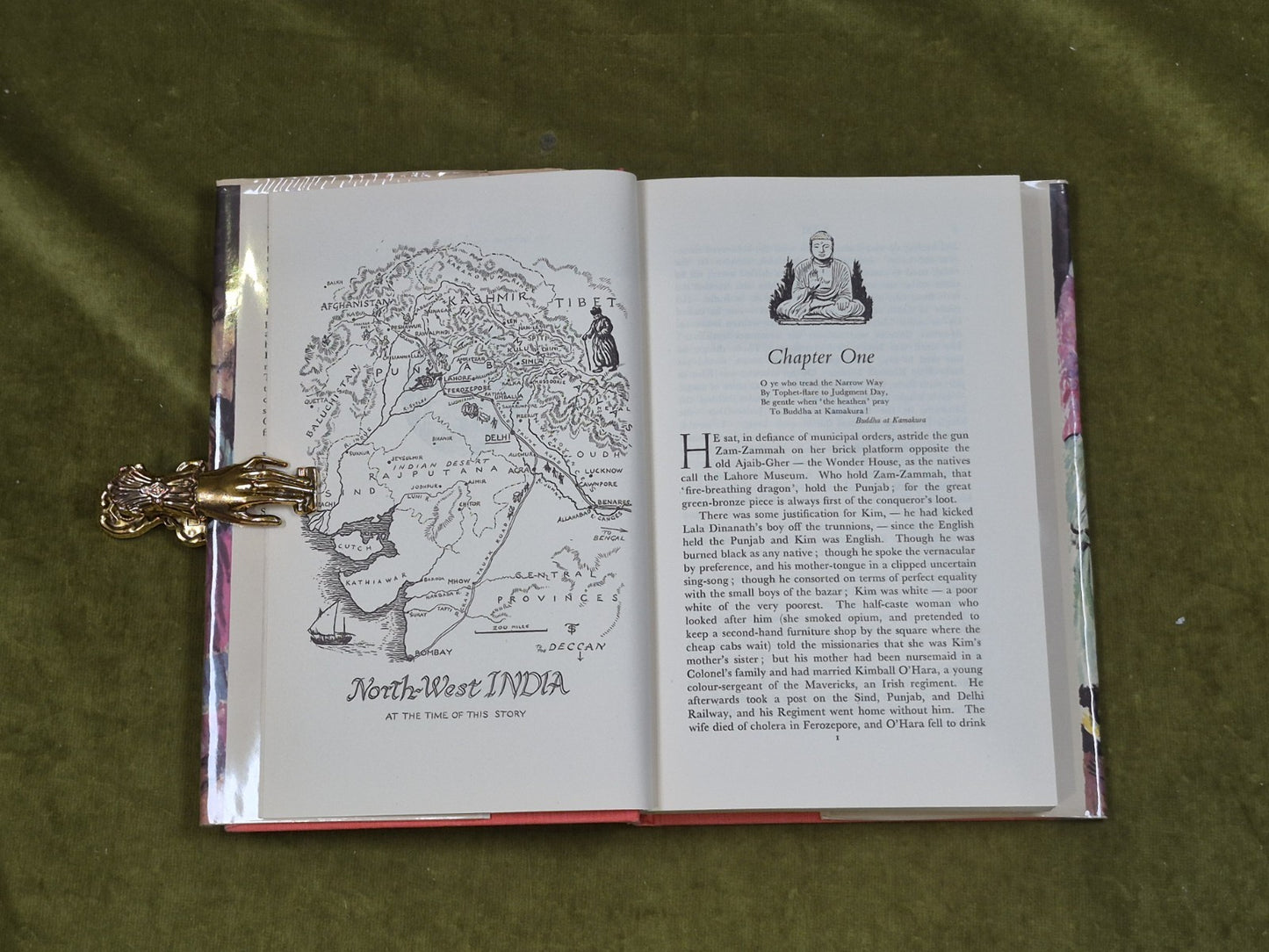 Kim by Rudyard Kipling illus. Stuart Tresilian 1958 Macmillan HB DJ4
