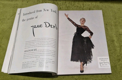 Vogue Magazine 1955 September : AUDREY HEPBURN, SIMONE D'AILLENCOURT, GRUAU7