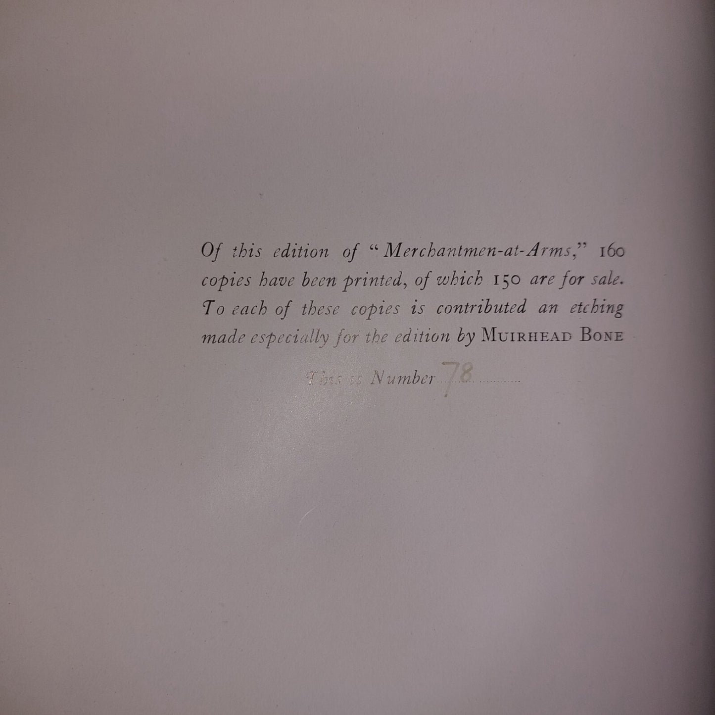 "MERCHANTMENATARMS: THE BRITISH MERCHANTS' SERVICE IN THE WAR  Bone, David W"7