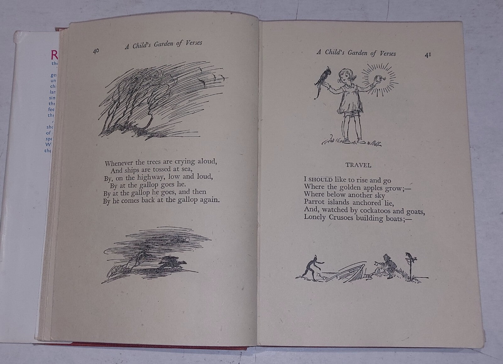 A Child's Garden of Verses Robert Louis Stevenson(1946) Hb With Dj Book7