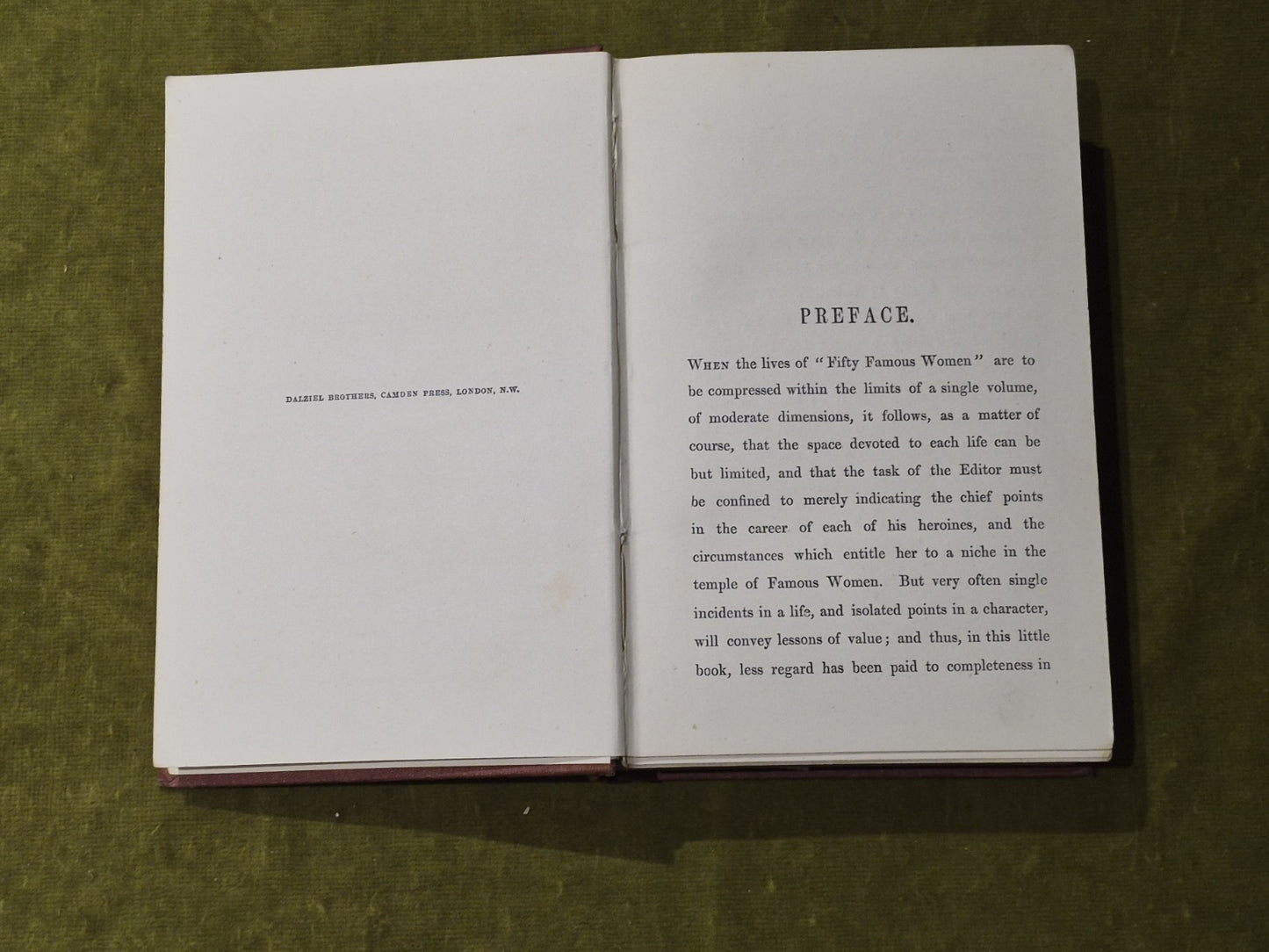 Fifty Famous Women and the Lessons of Their Lives - Ward Lock & Tyler circa 18994