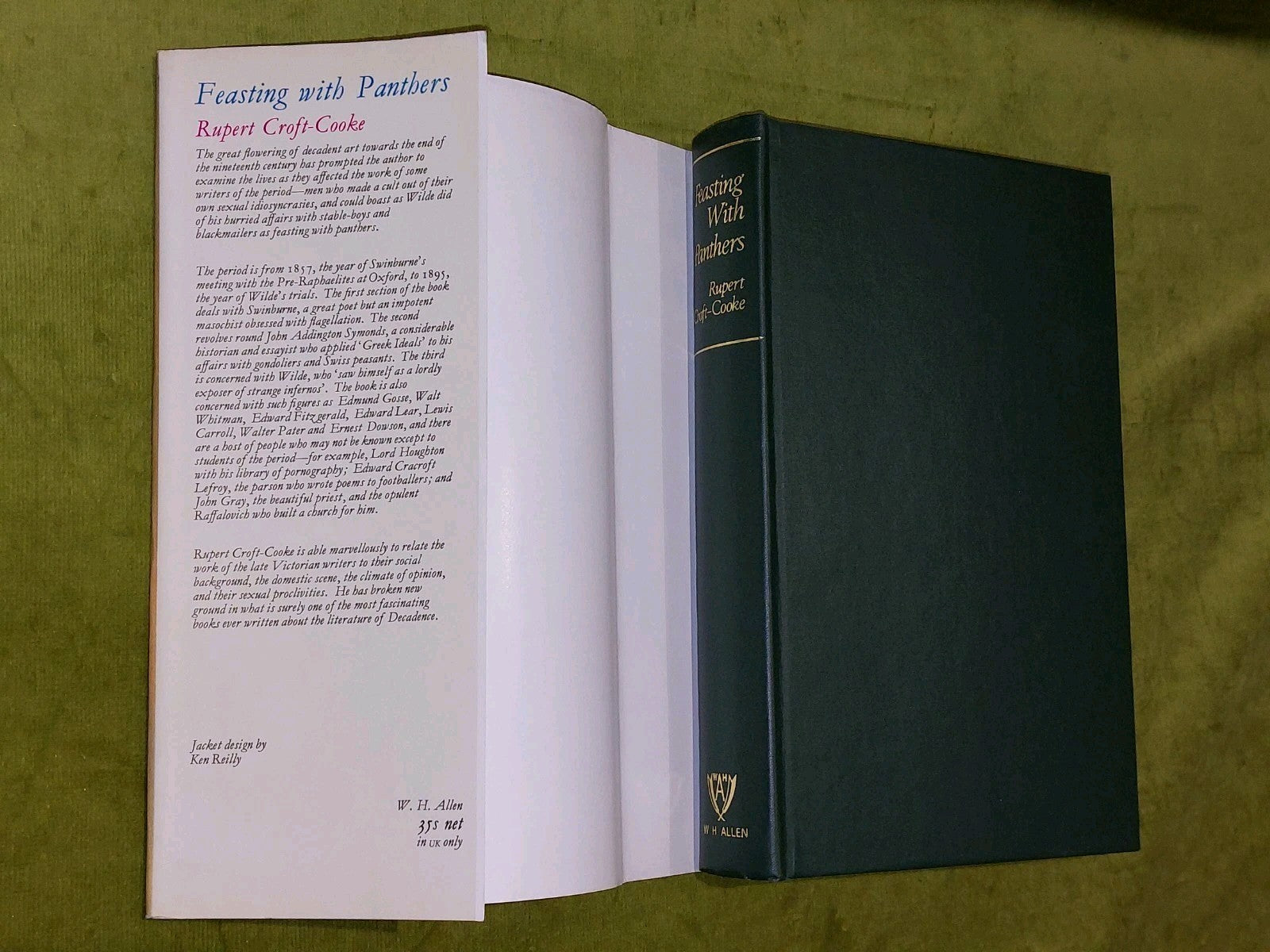 Feasting with Panthers (1967) Rupert CroftCooke First Edition With Dustjacket 3