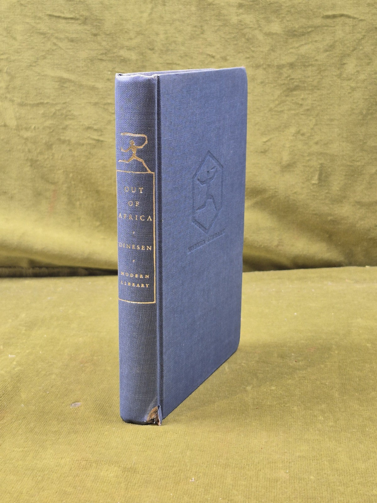 Out Of Africa by Isak Dinesen vintage 1952 Modern Library HB DJ3