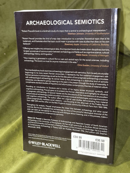 Archaeological Semiotics Paperback Robert W. Preucel (2010)1