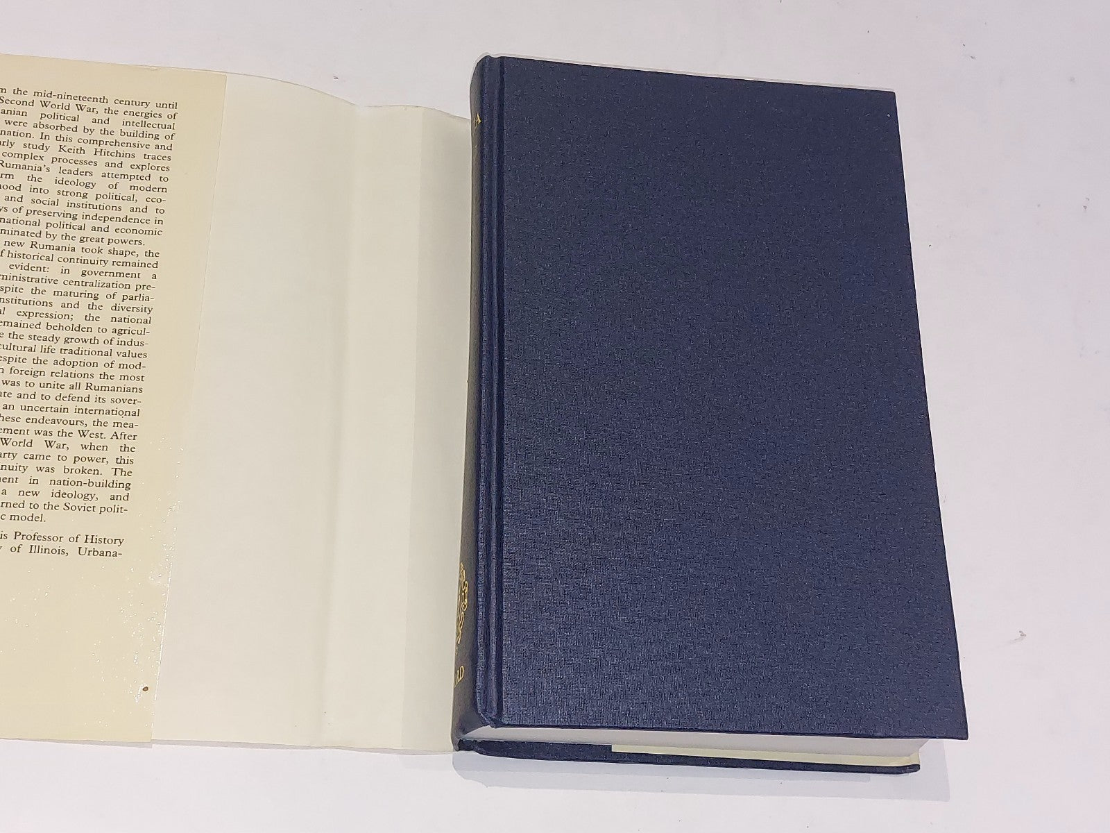 Rumania 1866  1947 By Keith Hitchins (1994) [Oxford] Hb Book2