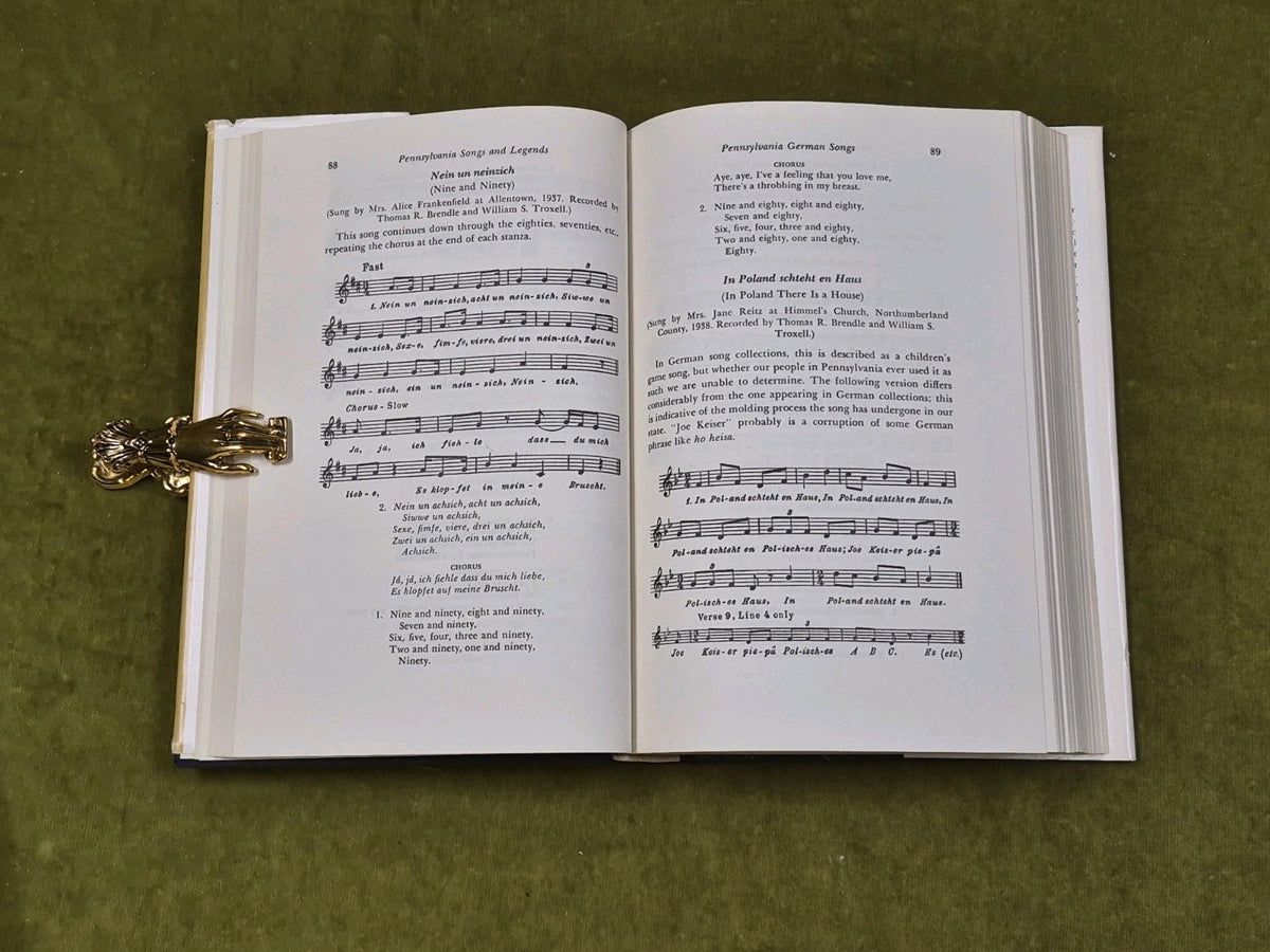 Pennsylvania Songs and Legends -George Korson , John Hopkins 2nd 1960 HB DJ6