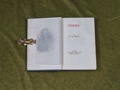 Poems by W. B. Yeats , T Fisher Unwin 19205
