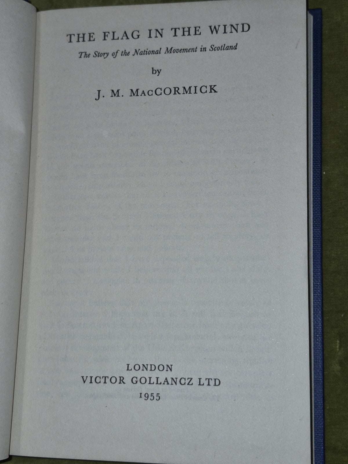 The Flag in the Wind John MacCormick 1955 First Hardback Dustjacket3