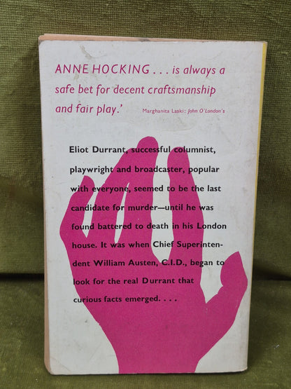Poisoned Chalice By Anne Hocking 1962 1st Ed. Arrow Paperback1