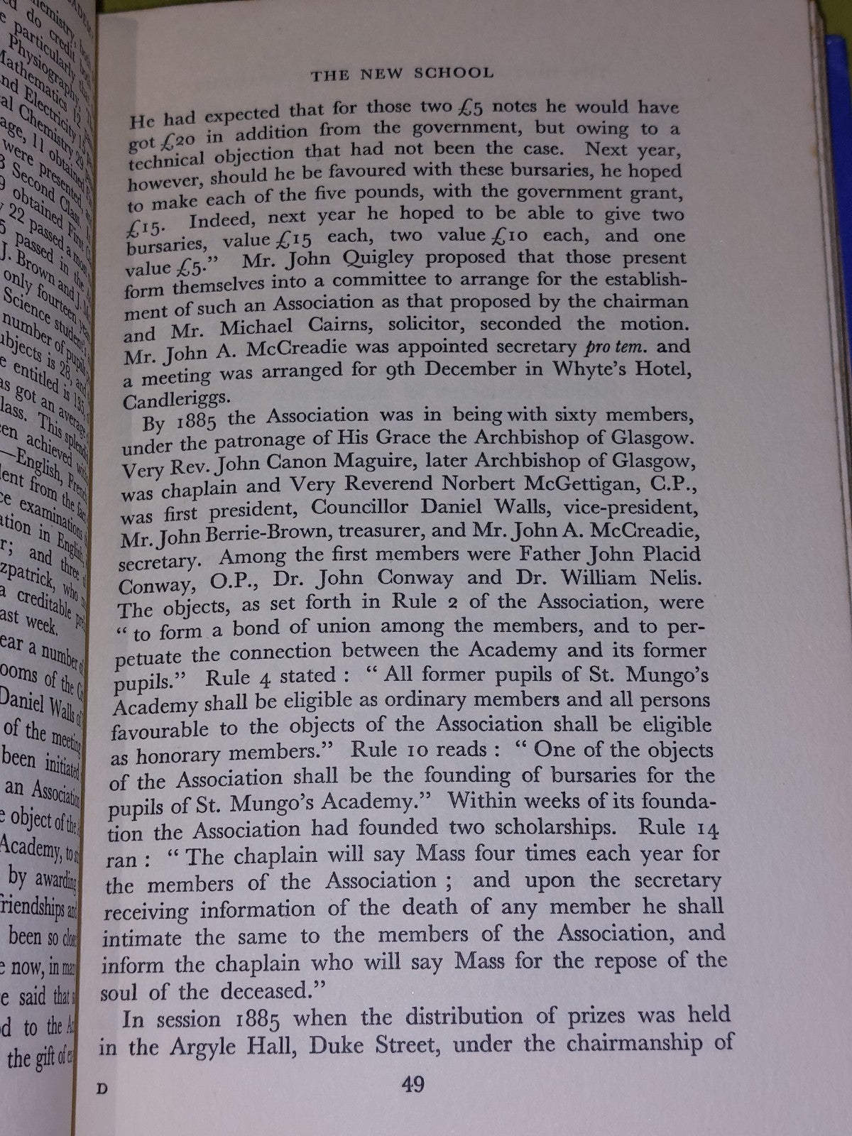 The History Of St. Mungos Academy 1858-1958 5