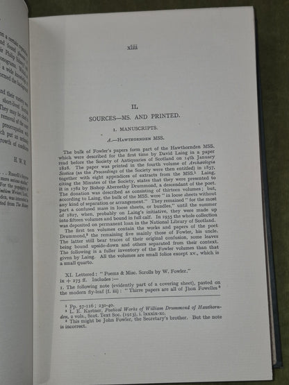 Works of William Fowler Scottish Text Society Complete Set 3 Vols 1914-19395