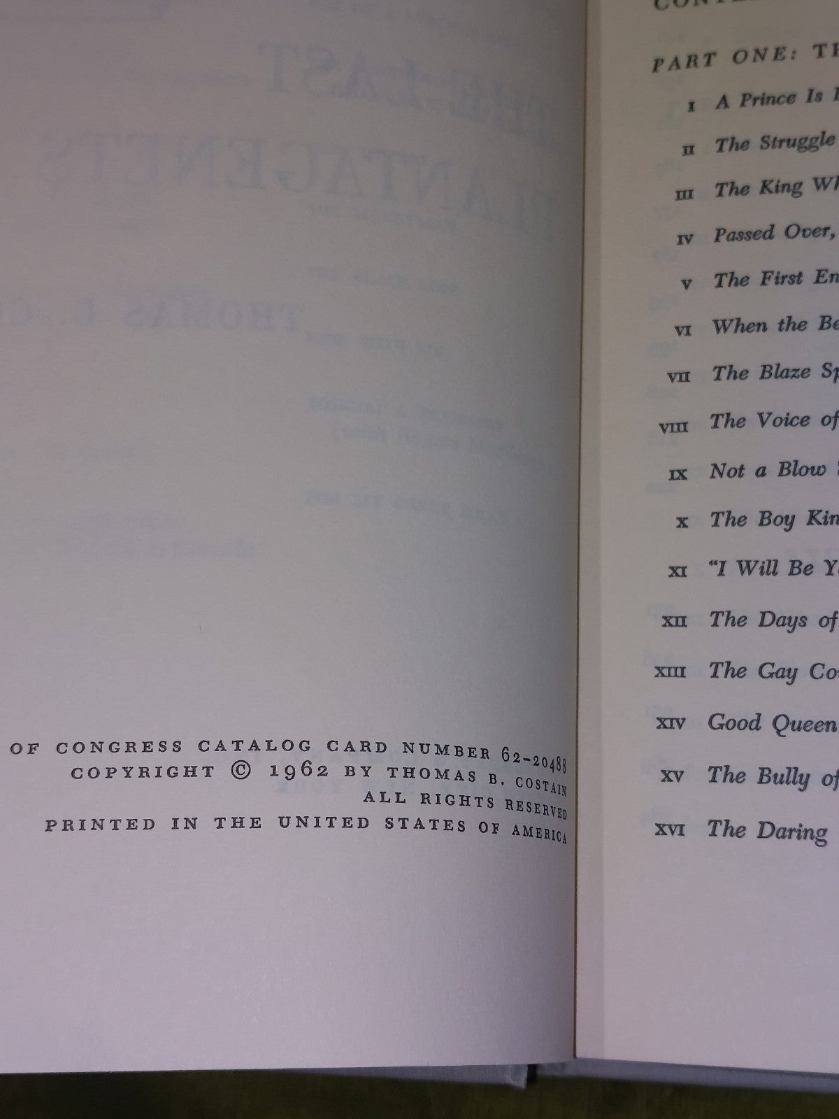 The History of the Plantagenets by Thomas B. Costain (1962) 4 Vol Set - Slipcase11