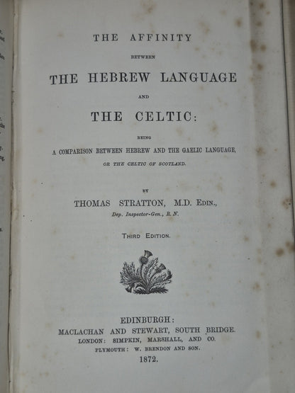 Address to Highlanders Gaelic Cetic Welsh Linguistics Archibals Fraquharson Scot9