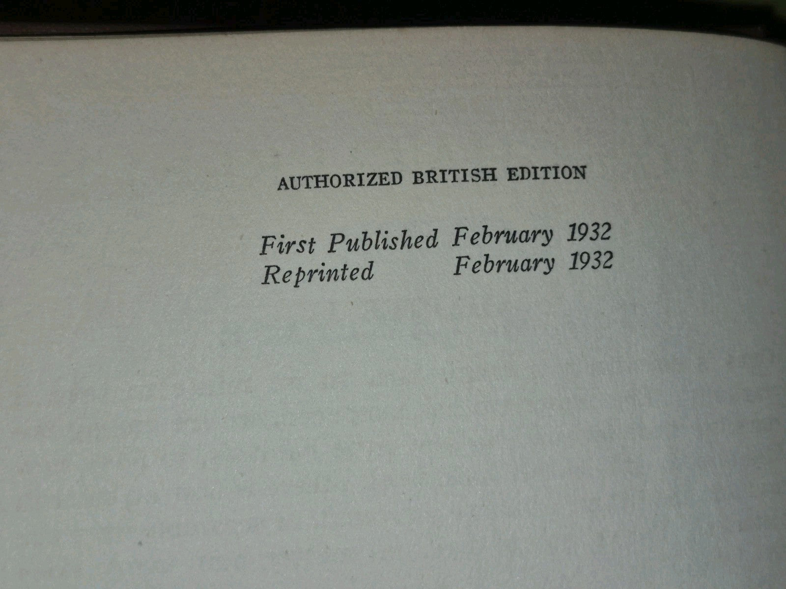 Lady Chatterley's Lover 1932 Second Printing British Authorized British Edition5