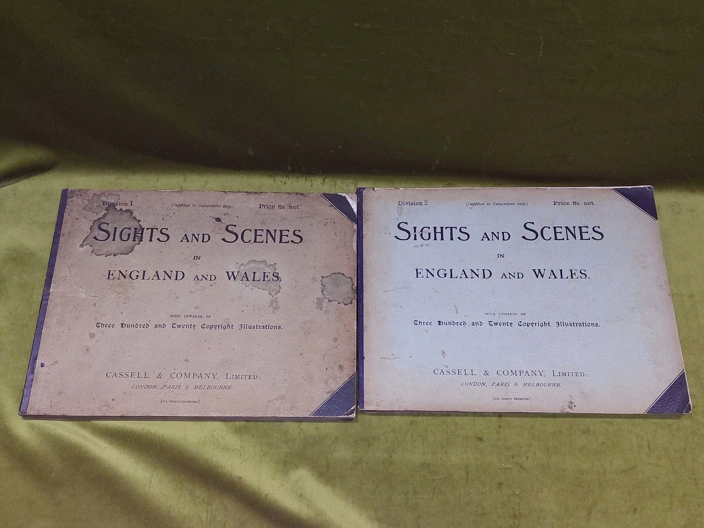 Sights and Scenes in England and Wales Volumes 1 -5 Cassell & Co 19002