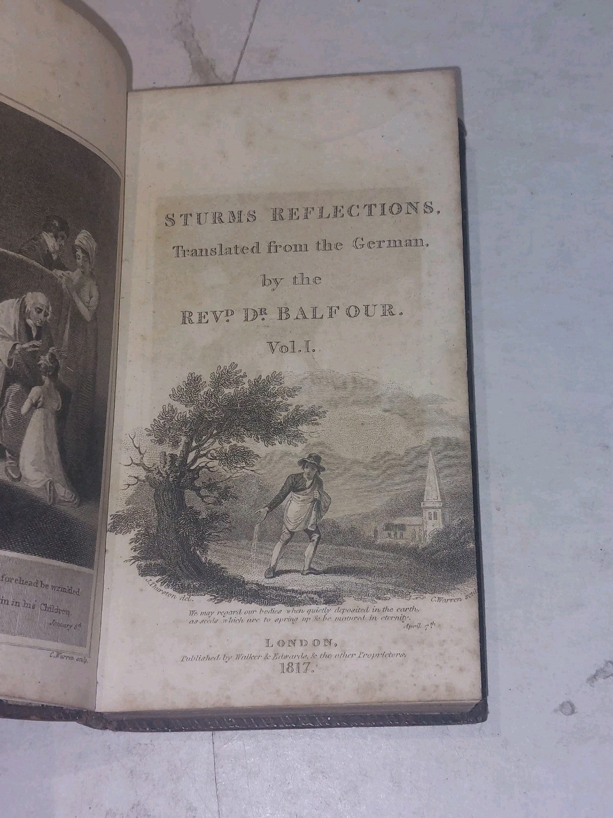 Sturms Reflections [Vol 1&2] 1817 Edition Hb Books, Trans By Dr Balfour5