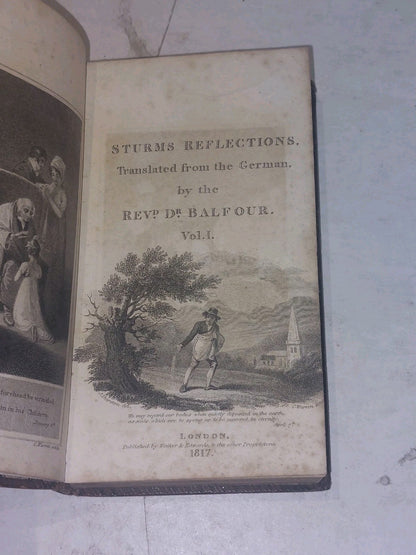 Sturms Reflections [Vol 1&2] 1817 Edition Hb Books, Trans By Dr Balfour5