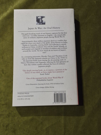 Japan At War: An Oral History-Haruko Taya Cook, Theodore F. Cook1