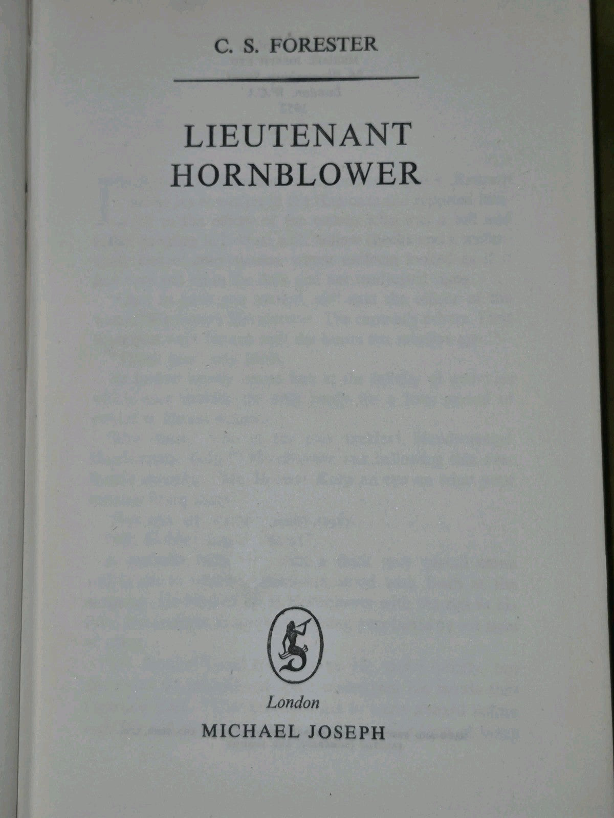 Forester Hornblower First Editions West Indies Luitenant Atropos 1952 Dustjacket5
