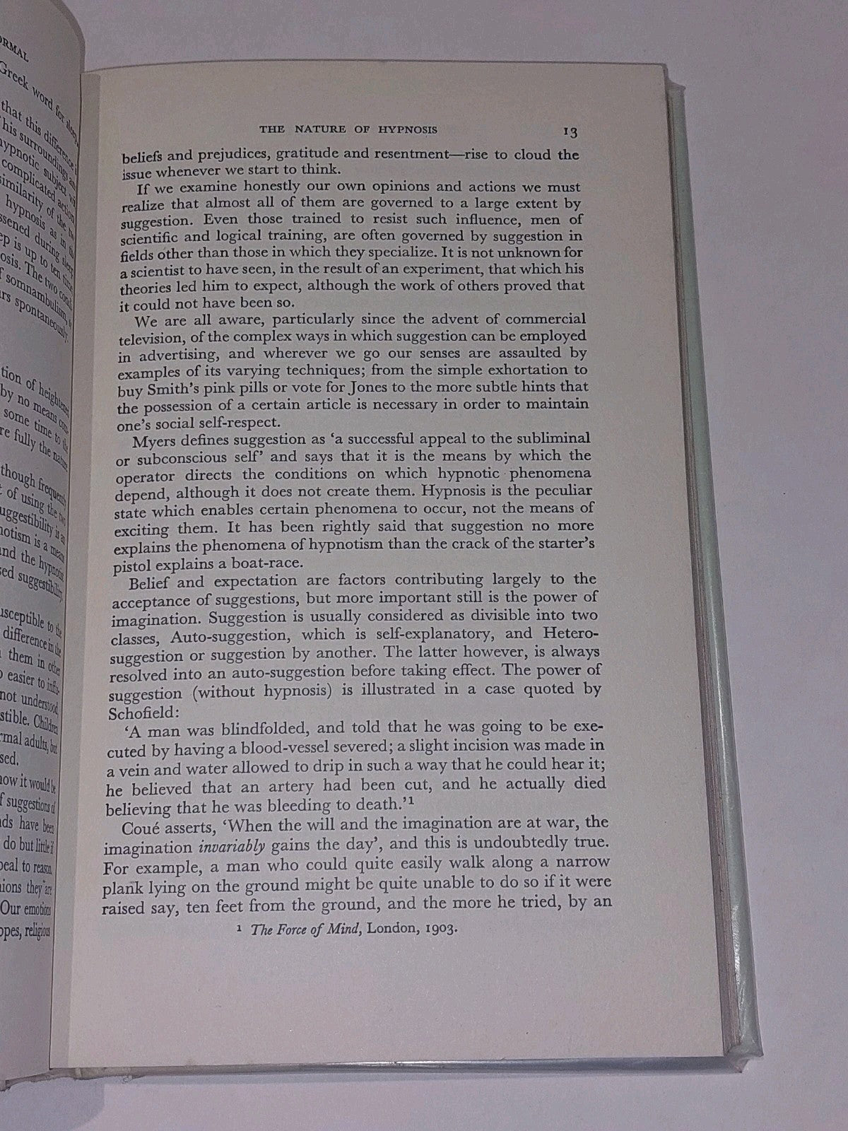 Hypnotism & the Supernormal  Simeon Edmunds  1961 Aquarian Press 1st Hb Book 6