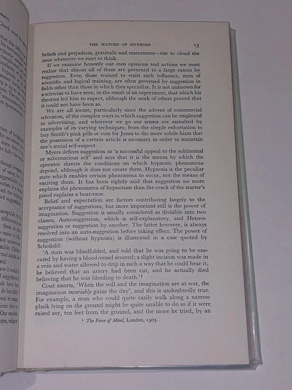 Hypnotism & the Supernormal  Simeon Edmunds  1961 Aquarian Press 1st Hb Book 6