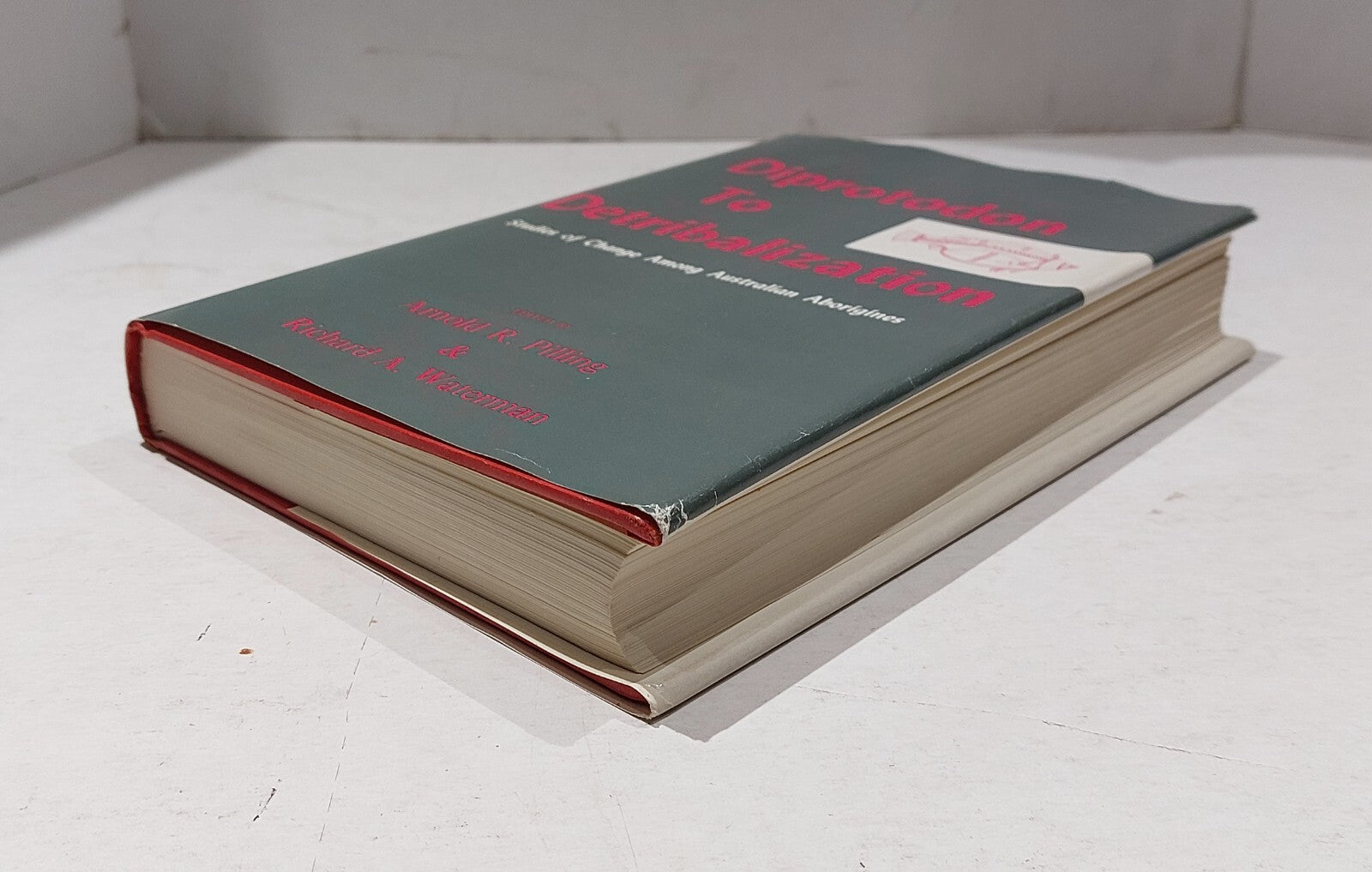 Diprotodon To Detribalization By Pilling And Waterman (1970) Hb Book5