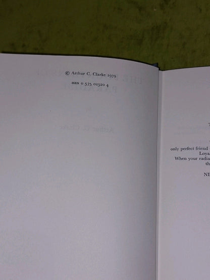 The Fountains of Paradise by Arthur C. Clarke (1979) 1st Ed [Victor Gollancz] Hb5
