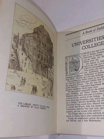 A Book of Dublin (1929) [Corporation Of Dublin] 1st Ed Pb Book5