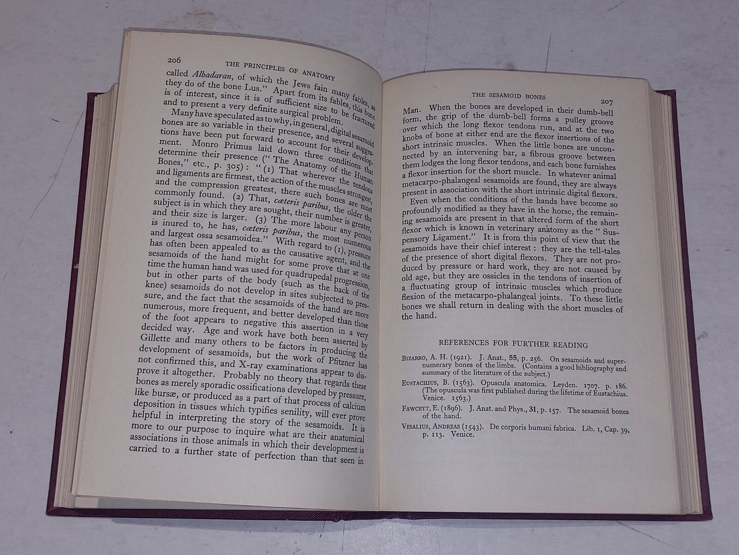 Principles of Anatomy as seen in The Hand, Frederic Wood Jones Hb (1949) Book5
