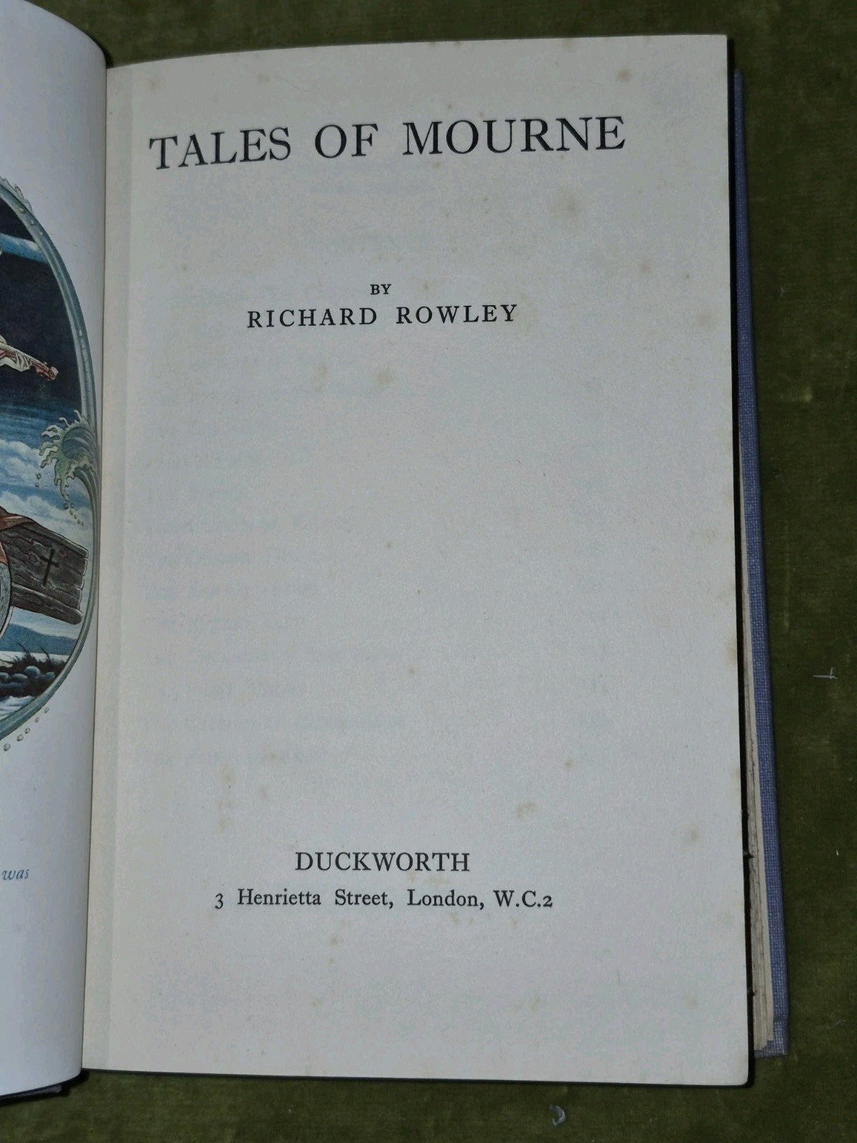 Tales of Mourne (1937 First Edition) Richard Rowley2