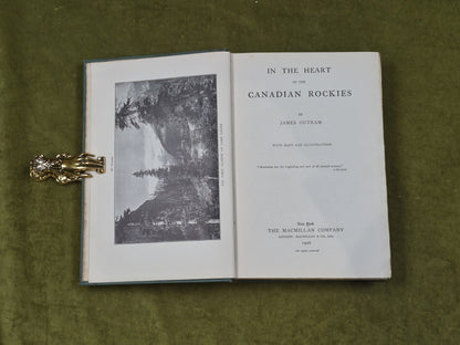 IN THE HEART OF THE CANADIAN ROCKIES - James Outram , Macmillan  1906 1st/2nd4