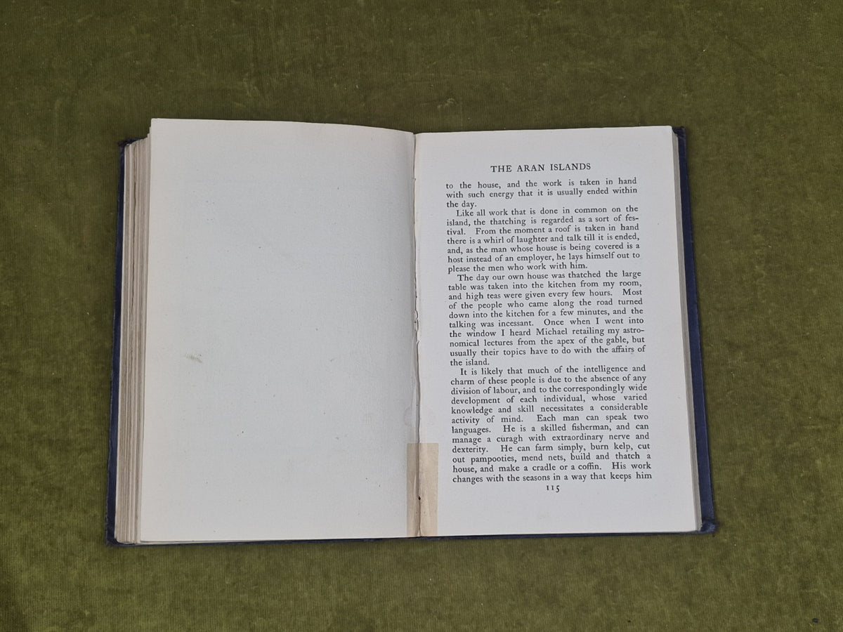 The Aran Islands - J M Synge , illus Jack B Yeats , Maunsel 1907 HB7