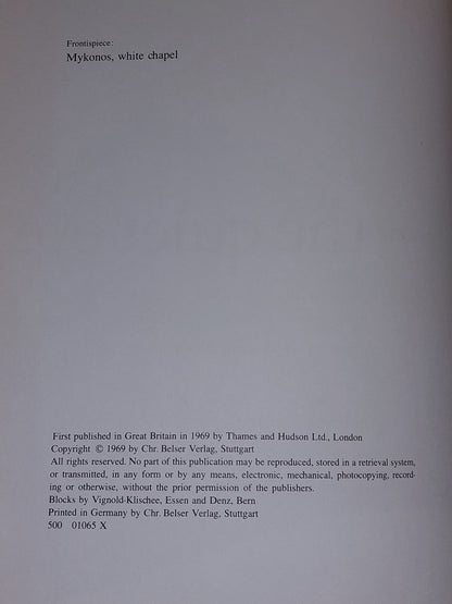 VOGLER, FELICITAS The quiet eye: Tuscany, Venice, Portugal, Greece (1969)5