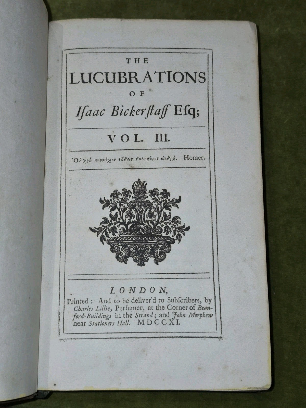 The Lucubrations Of Isaac Bickerstaff 4 Volumes 1711-c17208