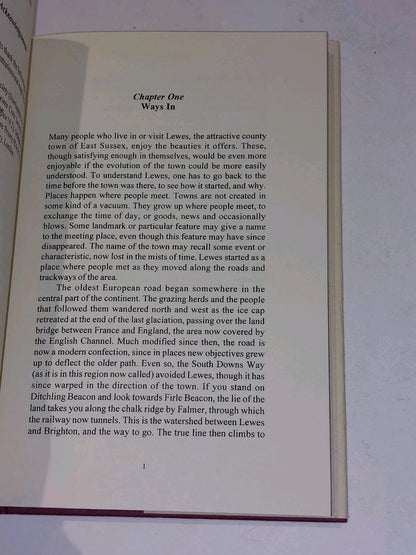 Unknown Lewes : An Historical Geography By John Houghton (1998) 2nd Ed Hb Book5