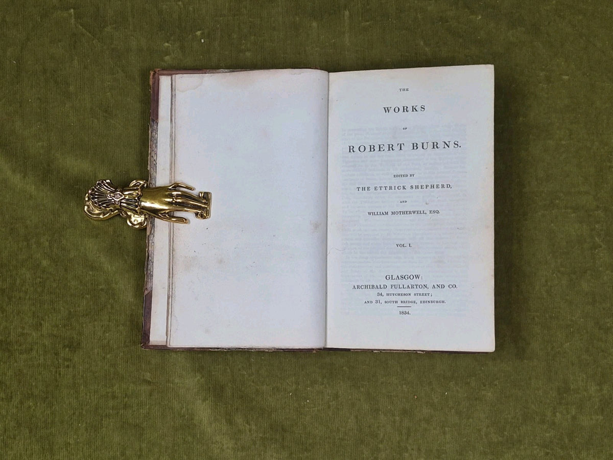 Works of Robert Burns in 5 Volumes ed. Shepherd & Motherwell 1834 Fullarton6
