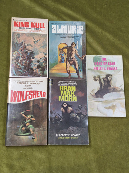 Robert E Howard Job Lot First Editions Bran Mak Morn Wolfshead Almuric King Kull0