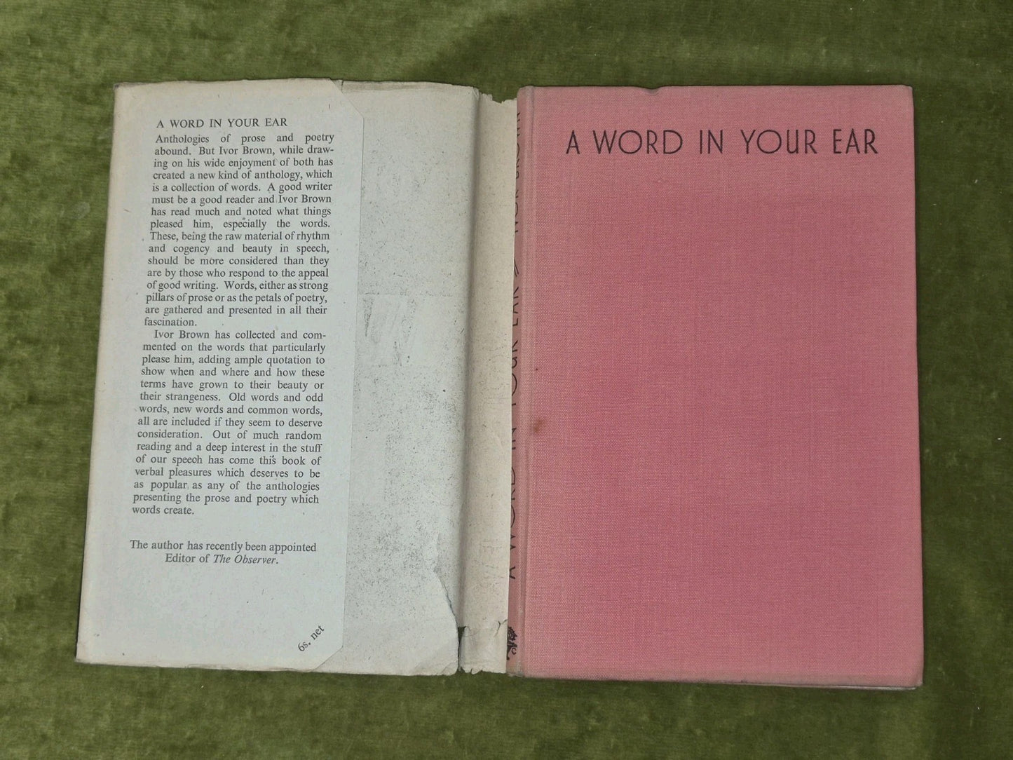 Ivor Brown A Word in Your Ear First and Early Editions Job Lot Various6