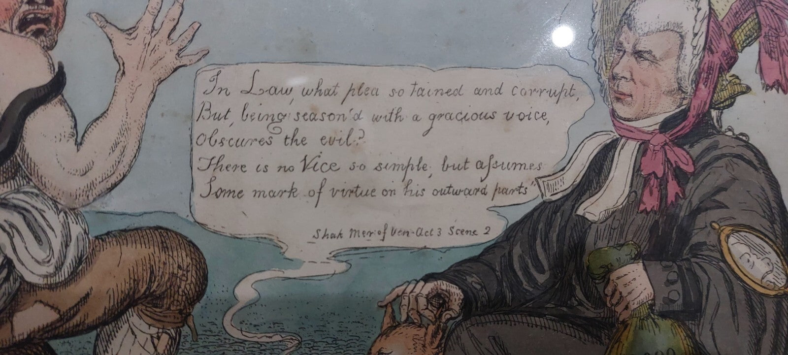 Issac Robert Cruickshank Original Hand Coloured Print MILAN COMMISSION!!! 18204