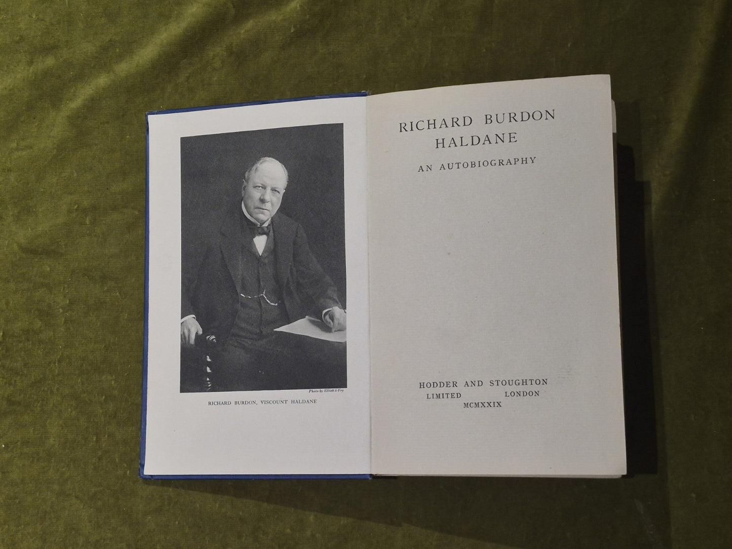 An Autobiography - Richard Burdon Haldane Hardcover 19293