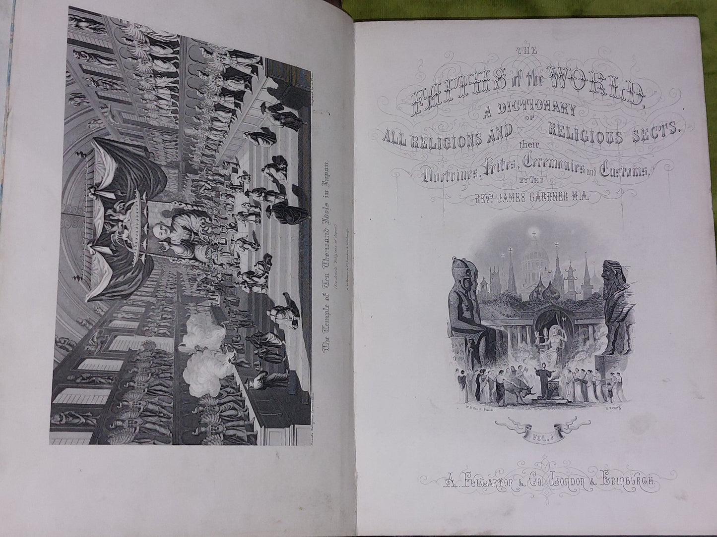 The Faiths of the world by the rev James Gardner Complete in Two Volumes4